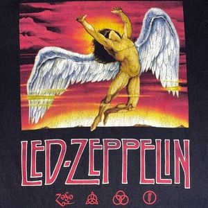 Vintage 1997 Led Zeppelin Band Shirt L